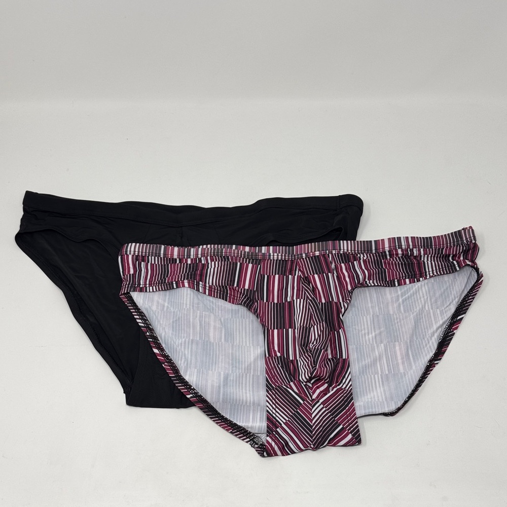 Jockey Men’s 2pk Microfiber Bikini Briefs, Large